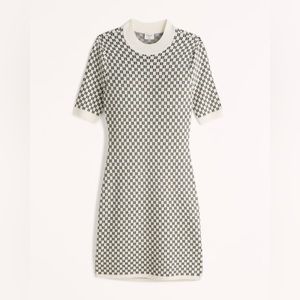 Abercrombie & Fitch Mockneck Mini Sweater Dress